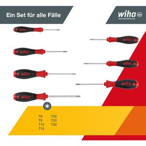 Produktbild für Schraubendreher Wiha SoftFinish, 01299, Set