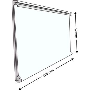 Produktbild für Scannerschiene Böttcher-AG DBR 52, 100 x 52 mm