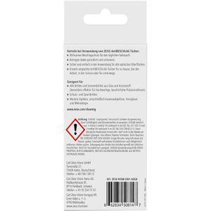 Produktbild für Brillenputztücher ZEISS Anti-Beschlag-Tücher, feucht