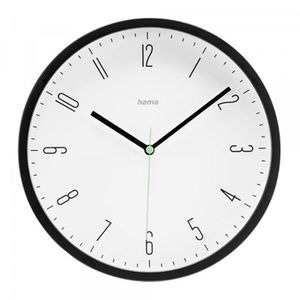 Produktbild für Wanduhr Hama Capri, Kunststoff, analog, Quarzuhr