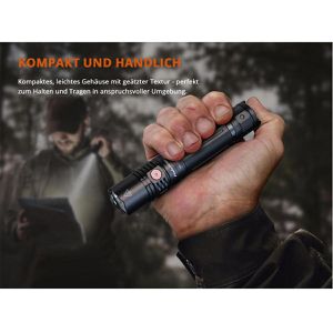 Produktbild für Taschenlampe Fenix PD36R V2, LED, aufladbar