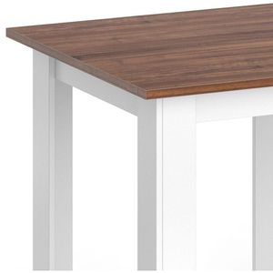 Produktbild für Esstisch Vicco Karlos, 03202, nussbaum / weiß