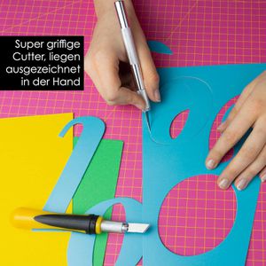 Produktbild für Skalpell OfficeTree 1720, Metall, Kunststoff, Set