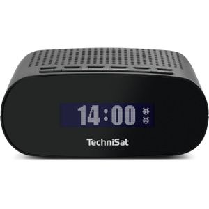 TechniSat Radiowecker Techniradio 50, DAB+/UKW, zwei Weckzeiten, schwarz