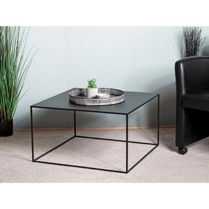 Produktbild für Beistelltisch Haku-Möbel 25516, Melbourne, schwarz, aus Metall