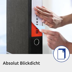 Produktbild für Rückenschilder Zweckform L4761-100, weiß