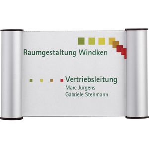 Türschild Franken BS0606, silber