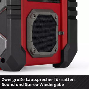 Produktbild für Baustellenradio Einhell TE-CR 18 Li DAB+/FM/BT-Solo, Akku 18V