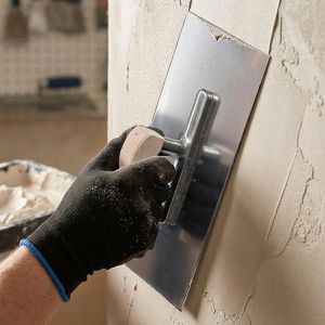 Produktbild für Glättkelle Connex COX781240, mit Holz-Griff