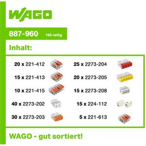 Produktbild für Verbindungsklemme Wago 887-960, L-Boxx Mini, Set