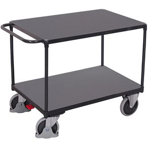 Produktbild für Tischwagen VARIOfit sw-600.510/AG, Metall &amp; Holz