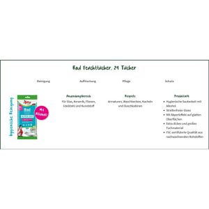Produktbild für Reinigungstücher Poliboy 53048, Clever Care XXL, feucht