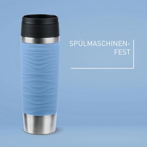 Produktbild für Thermobecher Emsa Travel Mug Waves Grande, pastellblau