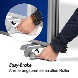 Produktbild für Stellwand Master-of-Boards fd-27506, auf Rollen, 3-teilig