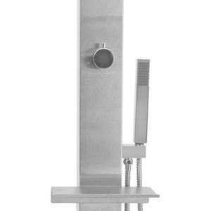 Produktbild für Gartendusche vidaXL 48198, Gerade, Kaltwasserdusche, silber