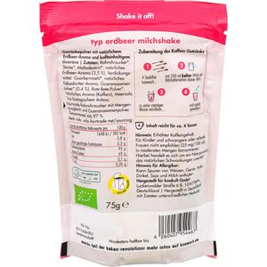 Produktbild für Getränkepulver Koawach Milchshake Erdbeer, BIO