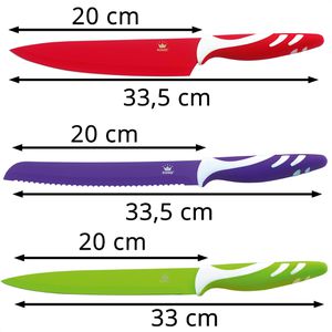 Produktbild für Messerset KING Fruti, 6-teilig