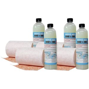 Reinigungstücher Wipex 989871, Wet Hand & Tool, Nachfüllset