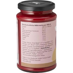 Produktbild für Fertiggericht Nabio Rote Beete Cremesuppe, Bio