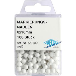 Produktbild für Markierungsnadeln Wedo 56100, weiß