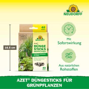 Produktbild für Dünger Neudorff Azet DüngeSticks für Grünpflanzen