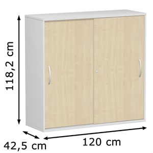 Produktbild für Schiebetürenschrank Geramöbel Flex 312353-AL, abschließbar
