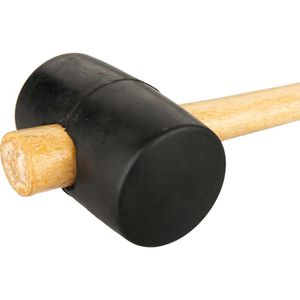 Produktbild für Gummihammer BrüderMannesmann 709-75, Kopf-Ø 75mm