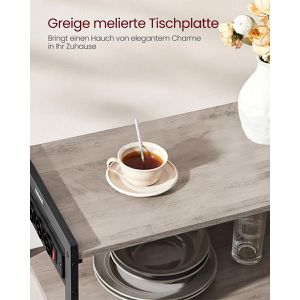 Produktbild für Küchenregal Vasagle KKS196K02, graubraun