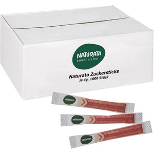 Zuckersticks Naturata Syramena, brauner Rohrzucker, BIO