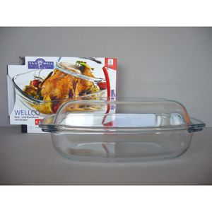 Produktbild für Auflaufform Van-Well Wellco 5016040, transparent, aus Glas