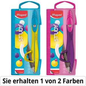 Produktbild für Zirkel Maped 194102, Study Pop, 2-teilig