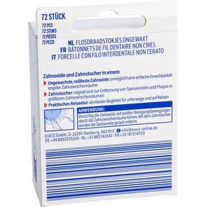 Produktbild für Zahnseide diadent ungewachst, 648 Sticks