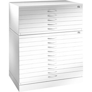 Produktbild für Planschrank CP-Möbel 7101-100, verkehrsweiß, DIN A1