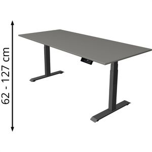 Produktbild für Schreibtisch Kerkmann Move 1 stable, graphit / anthrazit