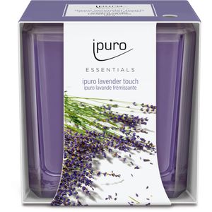 ipuro Duftkerzen Essentials lavender touch, im Glas, 125g