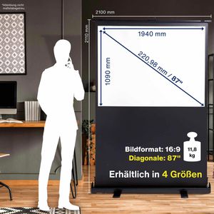 Produktbild für Beamer-Leinwand Magnetoplan 202501943