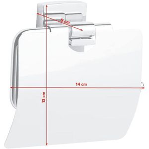 Produktbild für Toilettenpapierhalter Tesa Klaam, verchromt