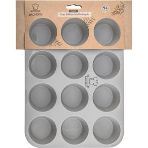 Produktbild für Backform Backefix Flexi MF12F, für 12 Muffins, aus Silikon