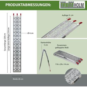 Produktbild für Auffahrrampe Trutzholm 21418901, 2 Stück