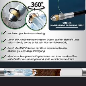 Produktbild für Rohrreinigungsset McFilter Universal HKM-A01