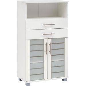 Badschrank Schildmeyer Niko 105652, mit 4 Füßen, weiß