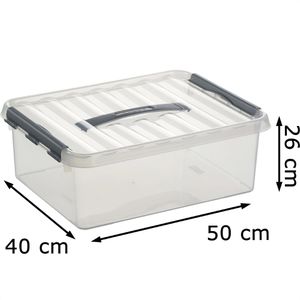 Produktbild für Aufbewahrungsbox Sunware Q-Line Box 78600609, 12L