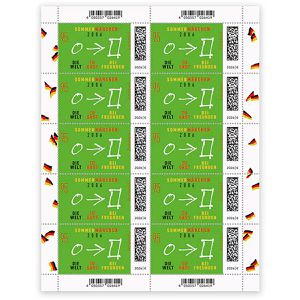 Produktbild für Briefmarken DeutschePost Set, 10 Stück à 95cent