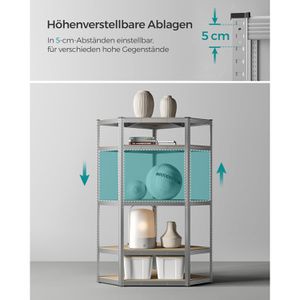 Produktbild für Schwerlastregal Songmics 5 Holzböden