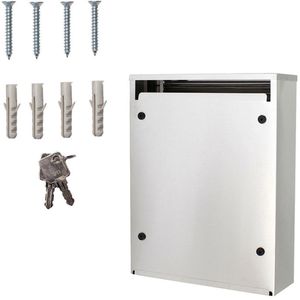 Produktbild für Briefkasten Rottner T04701, Como, silber, aus Edelstahl