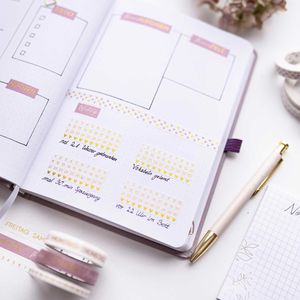 Produktbild für Washi-Tape Papierdrachen Bullet Journal, rosa