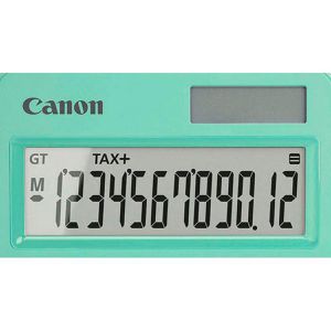 Produktbild für Taschenrechner Canon LS-125KB, MwSt-Berechnung, grün