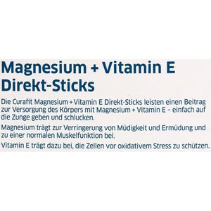 Produktbild für Magnesium Curafit Direkt-Sticks, Granulat, 20 Portionen