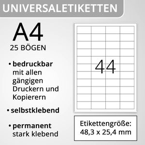 Produktbild für Universaletiketten Herma 10914, Special, weiß