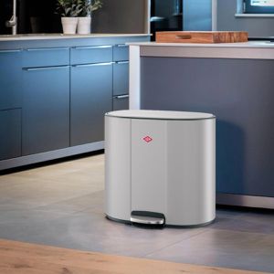 Produktbild für Mülleimer Wesco Multi Collector 3, grey matt